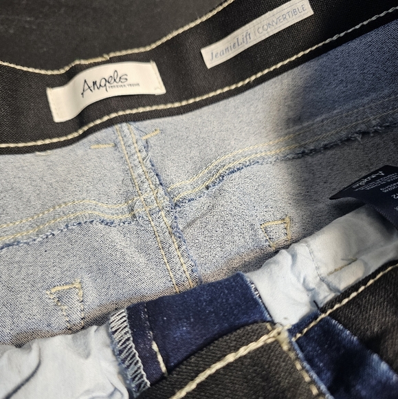 NWT Womens Ab Slimming Butt Lifting Figure Enhancing Skinny Cuffed Jeans - Picture 3 of 8